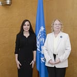 Leyla Aliyeva meets UN Geneva Office Director-General